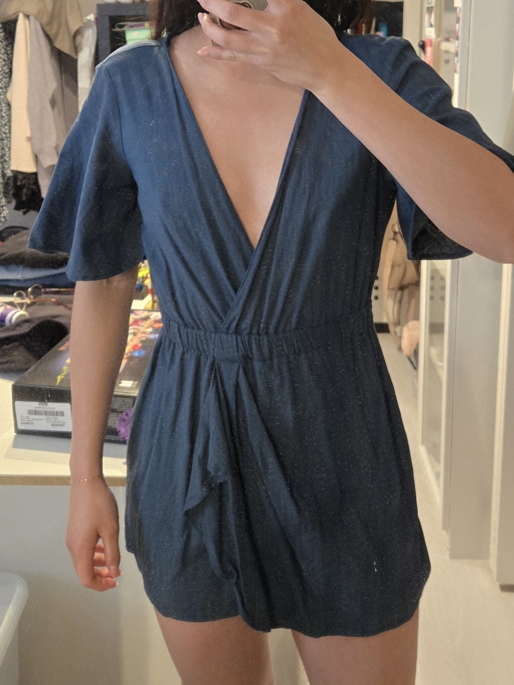 Zara Deep V Romper